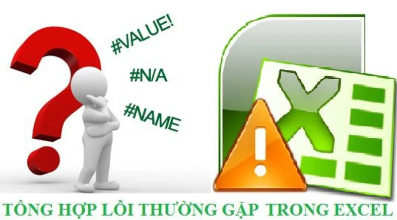 Người mới thường mắc lỗi định dạng không thống nhất, quên dấu bằng, kéo sai công thức hoặc không cố định ô khi cần.