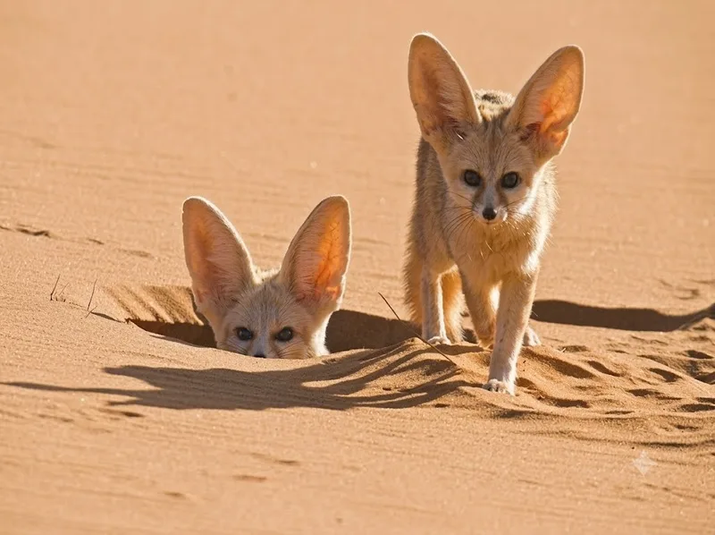 Cáo fennec và nhiều loài Sahara thích nghi với môi trường khô hạn